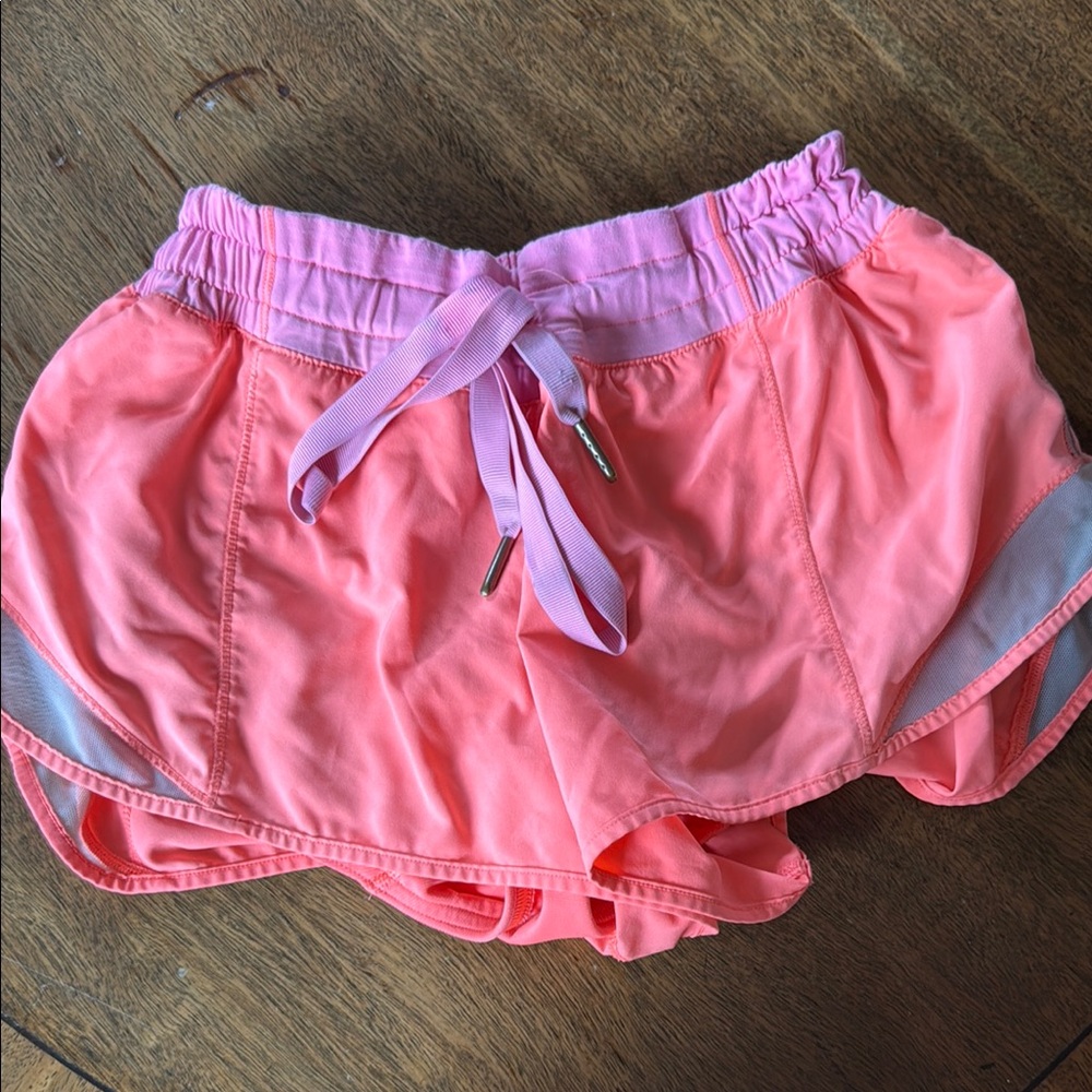 Lululemon Athletica Pink Athletic Shorts Lightweight Breathable Design